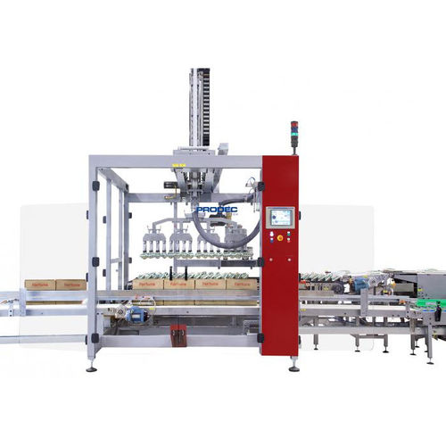 Encaisseuse type pick and place - D-300 - Prodec Equipos de Envasado, S.A.U. - à chargement par le haut / automatique / pour bouteilles