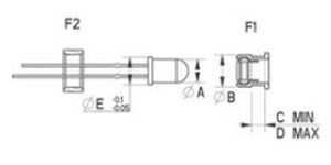 Porte-lentille pour LED - 014 series - Skiffy