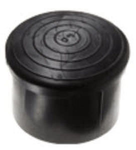 Embout recouvrant non fileté - 045 series - Skiffy - rond / plastique / pour tubes