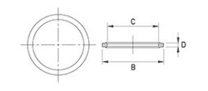 Joint torique - 178-3 series - Skiffy - en polyuréthane / circulaire / de bride