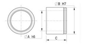 Palier lisse ouvert - 103-3 series - Skiffy - en PTFE / en nylon