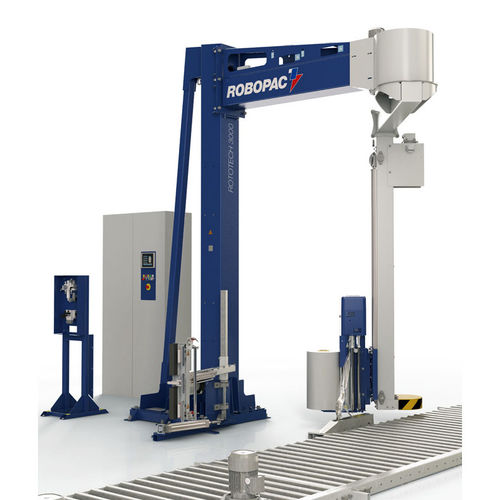 Banderoleuse à bras tournant - ROTOTECH 3000  - ROBOPAC SPA - automatique / pour la découpe / de palettes