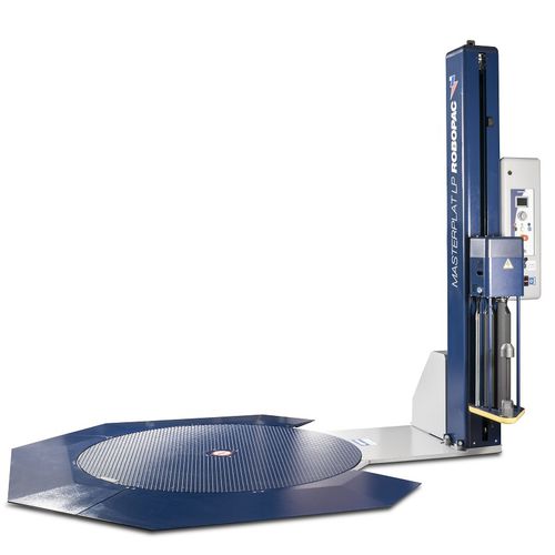 Banderoleuse à plateau tournant - MASTERPLAT PLUS LP series - ROBOPAC SPA - automatique / à film étirable / verticale