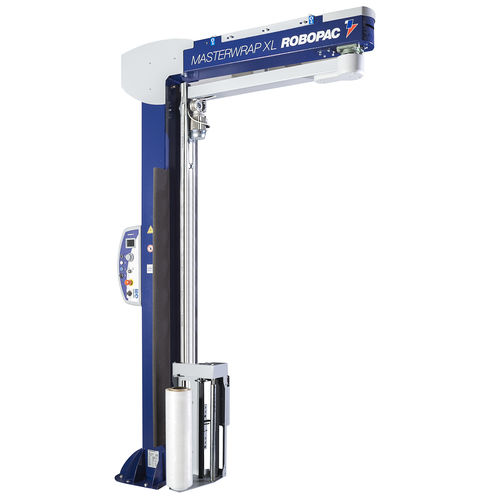 Banderoleuse à bras tournant - MASTERWRAP PLUS XL  - ROBOPAC SPA - semi-automatique / pour carton / pour charges lourdes