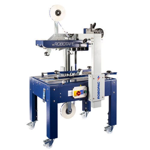 Fermeuse de caisses en carton ruban adhésif - Robotape TBDE HD - ROBOPAC SPA - multirabat / automatique