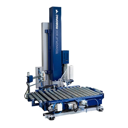 Banderoleuse à plateau tournant - TECHNOPLAT 3000 series - ROBOPAC SPA - automatique / pour carton / de palettes