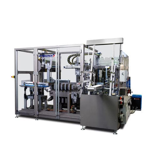 Encaisseuse wrap-around - Wrap Around 20 - ROBOPAC SPA - contrôlée par PLC / automatique / de barquettes