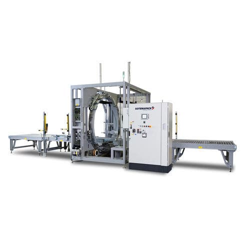 Banderoleuse orbitale - Spiror BW series - ROBOPAC SPA - totalement automatique / de vitre / pour armoire