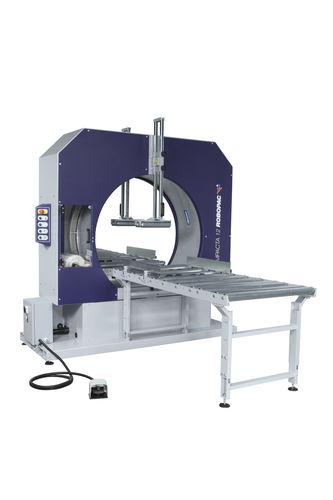 Banderoleuse horizontale - COMPACTA - ROBOPAC SPA - manuelle / de produits longs / avec rouleaux libres