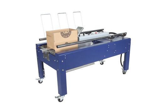 Fermeuse de caisses en carton à quatre rabats - STARBOX series - ROBOPAC SPA - ruban adhésif / semi-automatique
