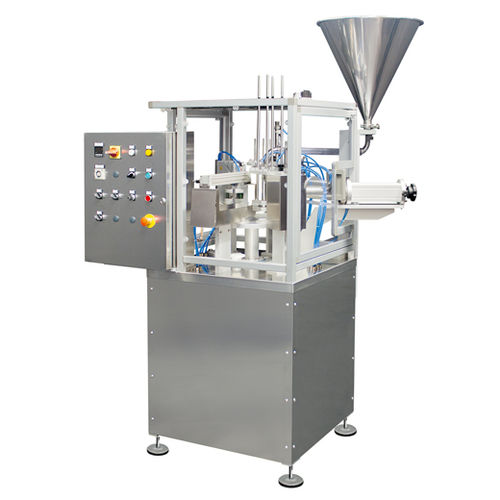 Remplisseuse operculeuse automatique - RPC MINI - Rotopack S.r.l. - de pots / de liquides / pour produits laitiers