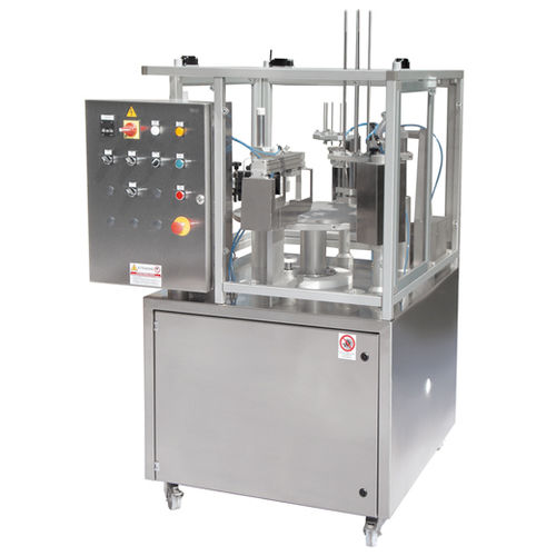 Remplisseuse operculeuse automatique - RPC series - Rotopack S.r.l. - électromécanique / de pots / de liquides