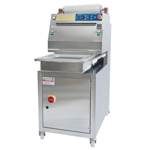 Operculeuse rotative - SVR TURN - Rotopack S.r.l. - semi-automatique / sous vide