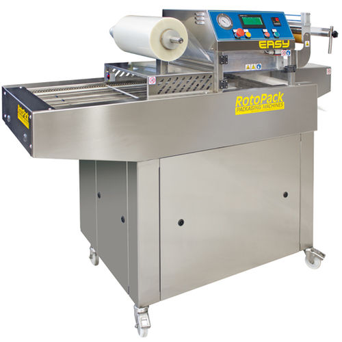 Operculeuse linéaire - EASY - Rotopack S.r.l. - automatique / sous vide / compacte