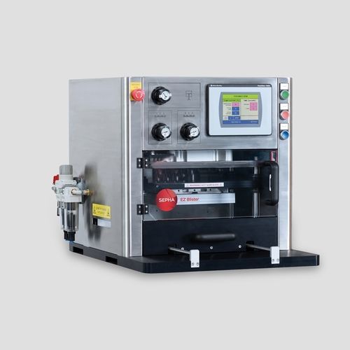 Machine d'emballage contrôlée par PLC - EZ Blister - Sepha Ltd. - compacte / sous blister / de comprimés