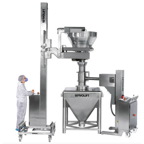 Peseuse pour vrac - Servolift GmbH - avec alimentateur gravitaire / semi-automatique