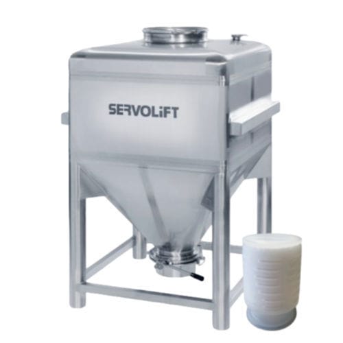 Réservoir pour produits pharmaceutiques - WB502E series - Servolift GmbH - en acier inoxydable / à fond conique / de stockage