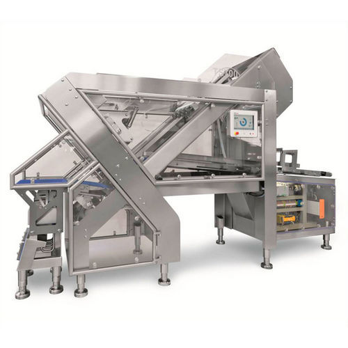Trancheuse de fromage à lame - TS500 - Weber Maschinenbau - automatique / horizontale / avec convoyeur