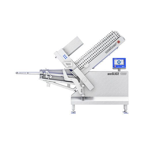 Trancheuse à viande - weSLICE 1000 - Weber Maschinenbau - automatique / à lame circulaire / en acier inoxydable