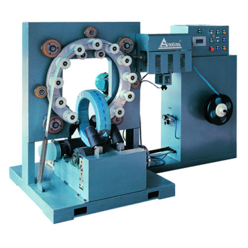 Banderoleuse avec couronne tournante - H600L - SHANDONG  SINOLION  MACHINERY  CORP  LTD - automatique / pour bobines / pour roulement