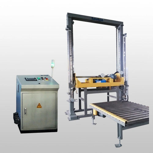 Cercleuse pour enrouleurs - SKV-1220 - SHANDONG SINOLION MACHINERY CORP LTD - entièrement automatique / pour palettes / pour convoyage