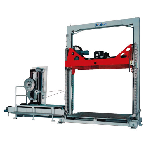 Cercleuse automatique - SKV-1220 - SHANDONG  SINOLION  MACHINERY  CORP  LTD - de palettes / pour feuillards en polypropylène / 380V triphasé