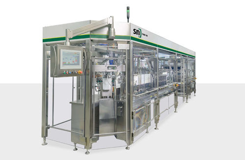 Machine d'emballage automatique - FMH 80 - SN Maschinenbau GmbH - horizontale / pour produits hygiéniques / pour l'industrie agroalimentaire