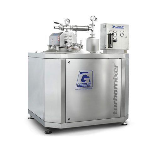 Émulsionneur vertical - TurboMixer GTM 1100 - UNIMIXER SYSTEM S.r.l. - pour l'industrie agroalimentaire / turbo / en acier inoxydable