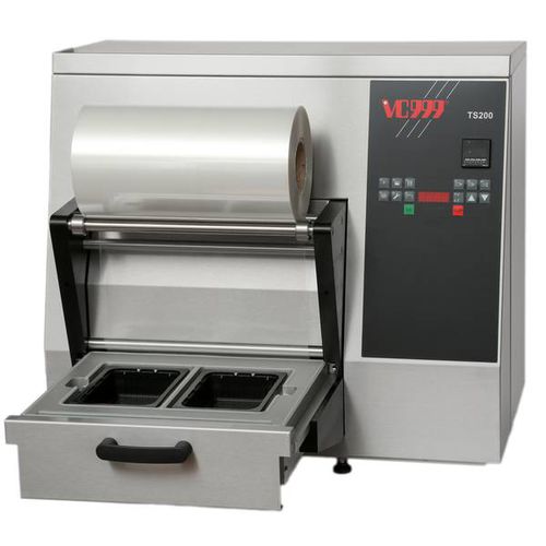 Operculeuse rotative - TS200 - VC999 Verpackungssysteme GmbH - semi-automatique / compacte / sous vide