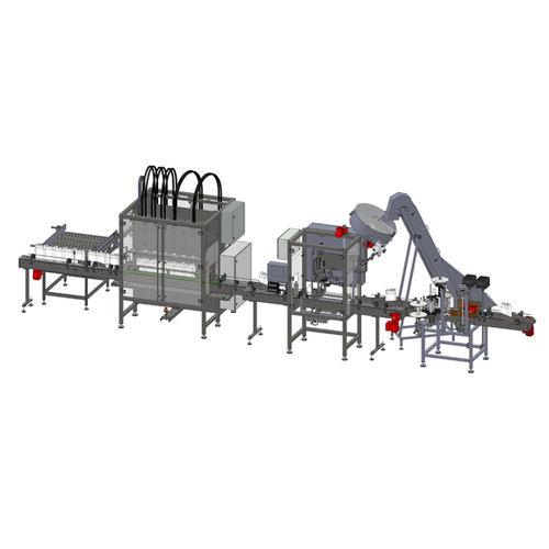 Remplisseuse totalement automatique - CA-line - VCG Flüssigkeitsfüllmaschinen GmbH - de bouteilles / de canettes / de liquides