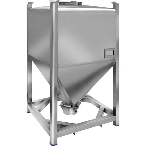 Conteneur IBC en acier inoxydable - BP series - Vector Corporation - pour produits pharmaceutiques / pour poudres / granules / de stockage