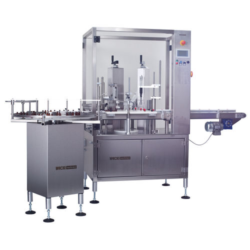 Remplisseuse capsuleuse automatique - MINICAN UNIVERSAL - WICK-Machinery GmbH - de flacons / rotative