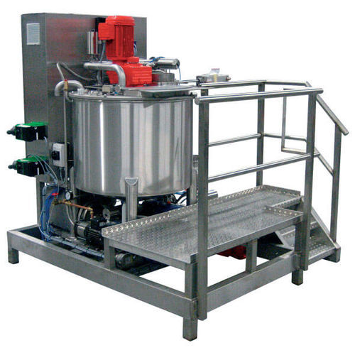 Prémélangeur pour crème - Wiegers Process Innovations - vertical / double