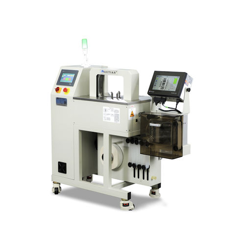 Machine de pose de bandeau automatique - WK35-50CR - DONGGUAN XUTIAN MACHINE CO.LTD. - à film OPP / en ligne / à écran tactile