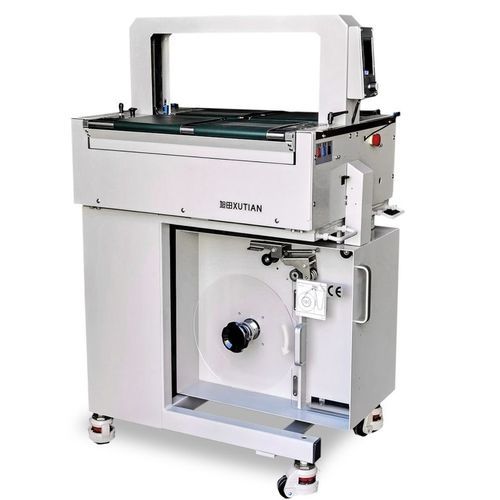 Machine de pose de bandeau en ligne - WK02-30CA1 - DONGGUAN XUTIAN MACHINE CO.LTD. - automatique / à film OPP / avec convoyeur à bande
