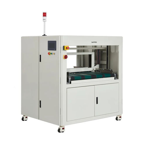 Machine de pose de bandeau automatique - WK02D-30-AP - DONGGUAN XUTIAN MACHINE CO.LTD. - à film OPP / avec convoyeur à bande / à bandeau en papier