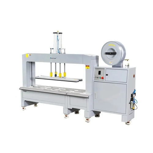 Cercleuse automatique - Q8LP - DONGGUAN XUTIAN MACHINE CO.LTD. - de colis / pour feuillards en polypropylène / 220V monophasé