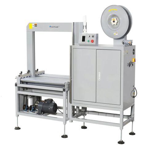 Cercleuse automatique - Q8YA - DONGGUAN XUTIAN MACHINE CO.LTD. - de colis / pour feuillards en polypropylène / 220V monophasé