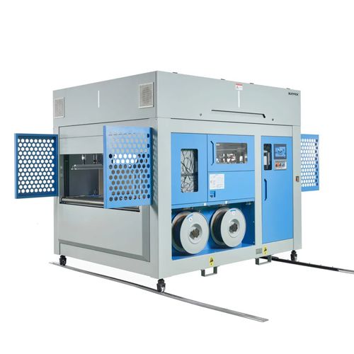 Cercleuse automatique - XT-HSD-02 - DONGGUAN XUTIAN MACHINE CO.LTD. - pour carton ondulé / pour feuillards en polypropylène / pour l'industrie de l'emballage