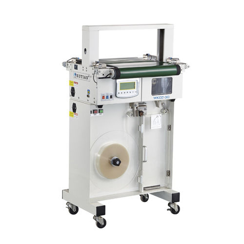 Machine de pose de bandeau automatique - WK02-30AB - DONGGUAN XUTIAN MACHINE CO.LTD. - mobile / avec convoyeur à bande / pour l'imprimerie