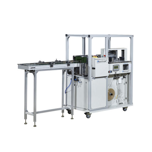 Machine de pose de bandeau automatique - WK02-30AM10 - DONGGUAN XUTIAN MACHINE CO.LTD. - pour l'industrie pharmaceutique