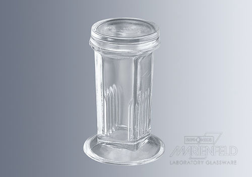 Cuve à coloration de Coplin - 76 x 26 mm - Paul Marienfeld GmbH & Co. KG - en verre / verticale