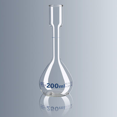 Fiole jaugée - 23420 series - Paul Marienfeld GmbH & Co. KG - en verre borosilicaté / verre blanc / pour titrage