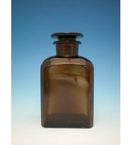 Flacon de réactif - 100 - 500 ml - Dixon Glass Ltd - en verre borosilicaté / avec bouchon