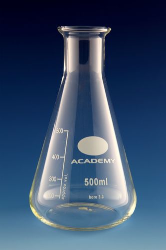 Fiole Erlenmeyer - 25 - 1 000 ml - Dixon Glass Ltd - en verre borosilicaté