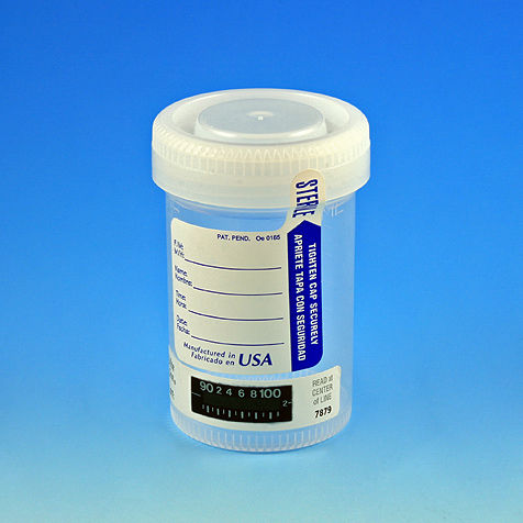 Pot pour échantillons de laboratoire - 10 - 5 160 ml  - Globe Scientific Inc.