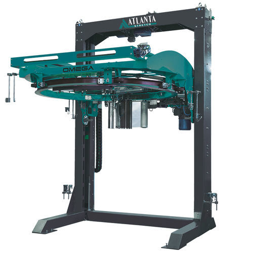 Banderoleuse avec couronne tournante - Omega - Atlanta Packaging UK LTD - totalement automatique / industrielle / de palettes