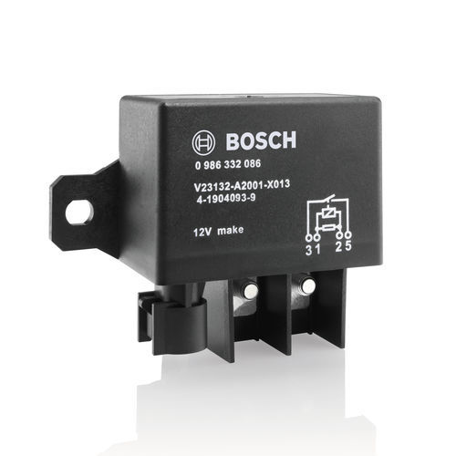 Relais électromécanique 12 Vcc - 0986332086 - Robert Bosch GmbH - de puissance / à vis / forte puissance