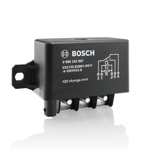 Relais électromécanique 12 Vcc - 0986332087 - Robert Bosch GmbH - de puissance / à vis / forte puissance