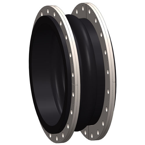 Compensateur de dilatation en caoutchouc - Type F - DILATOFLEX - rond / à bride